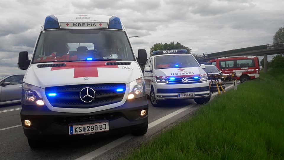 Verkehrsunfall auf der B37