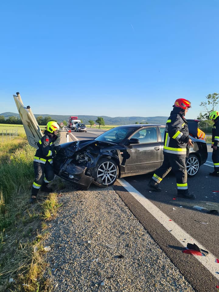 Verkehrsunfall auf der B37