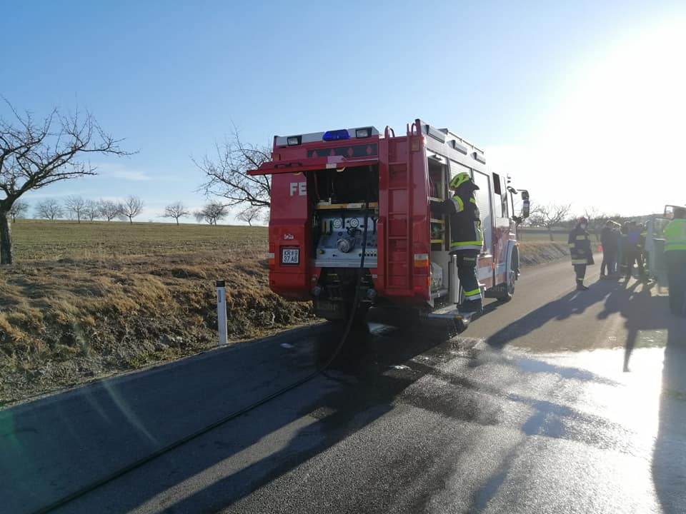 Verkehrsunfall in Priel