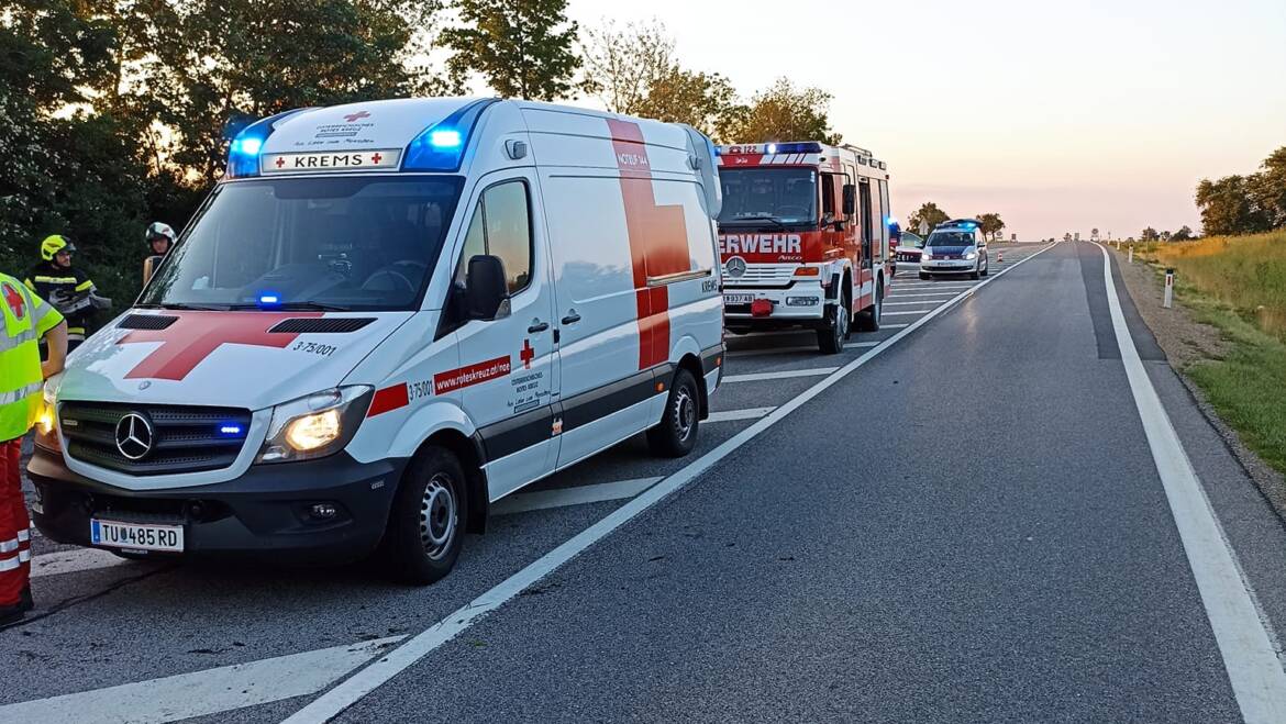 Verkehrsunfall auf der B37