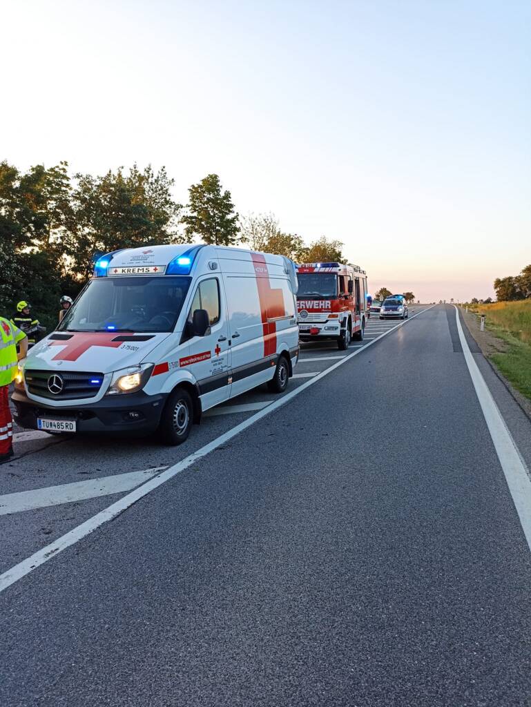 Verkehrsunfall auf der B37