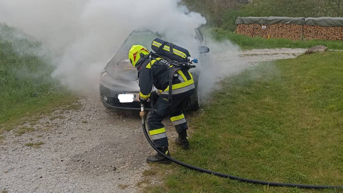 Fahrzeugbrand am Galgenberg