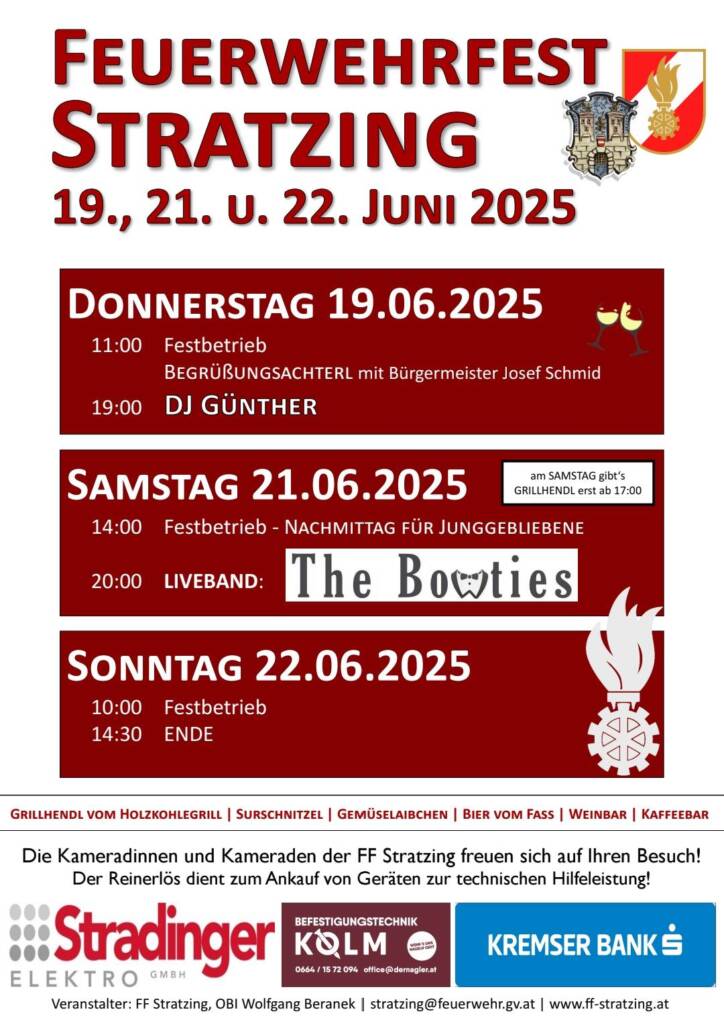 Rückblick auf unser heuriges Feuerwehrfest im Juni 2025