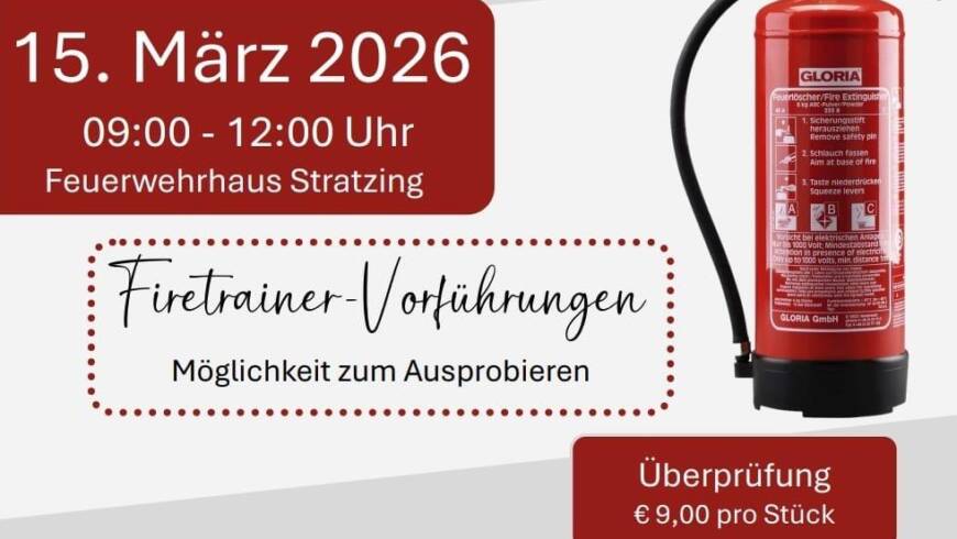 Feuerlöscherüberprüfung & Frühshoppen