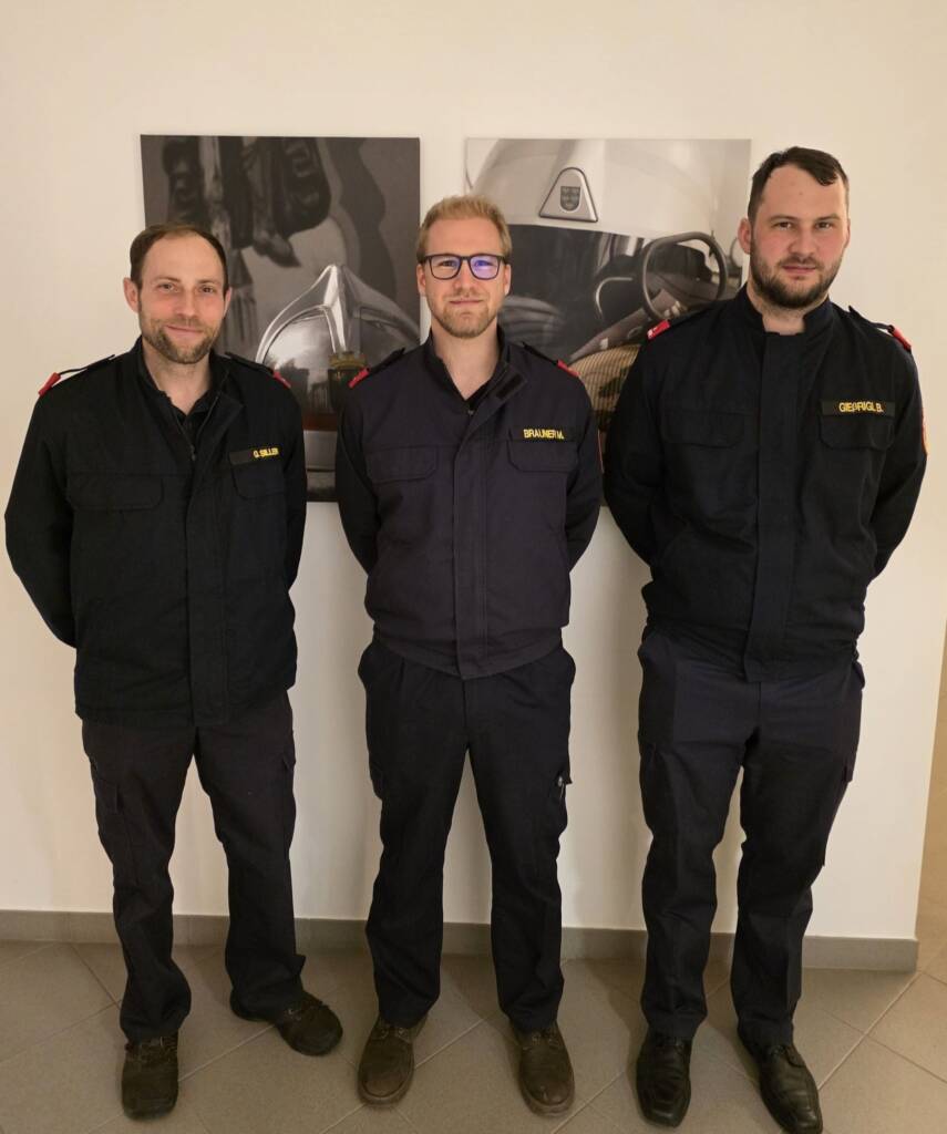 Drei neue Gruppenkommandanten